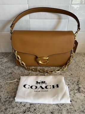 Coach Chain Tabby Bag in Honey Brown